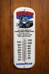 Goodyear Vintage Metal Thermometer - Pit Stop Ad