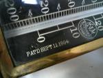 Ornate Brass Antique Steam Thermometer Boiler Gauge