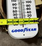 Goodyear Vintage Metal Thermometer - Pit Stop Ad