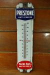 Vintage Prestone Anti-Freeze Porcelain Thermometer