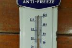 Vintage Prestone Anti-Freeze Porcelain Thermometer