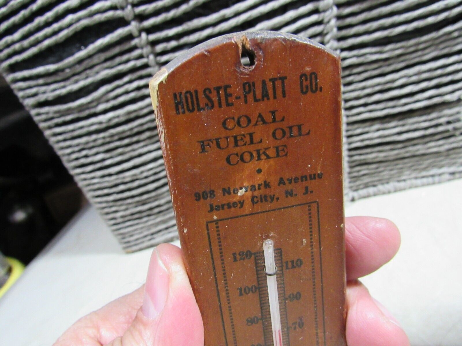 Holste-Platt Jersey City NJ Advertising Thermometer