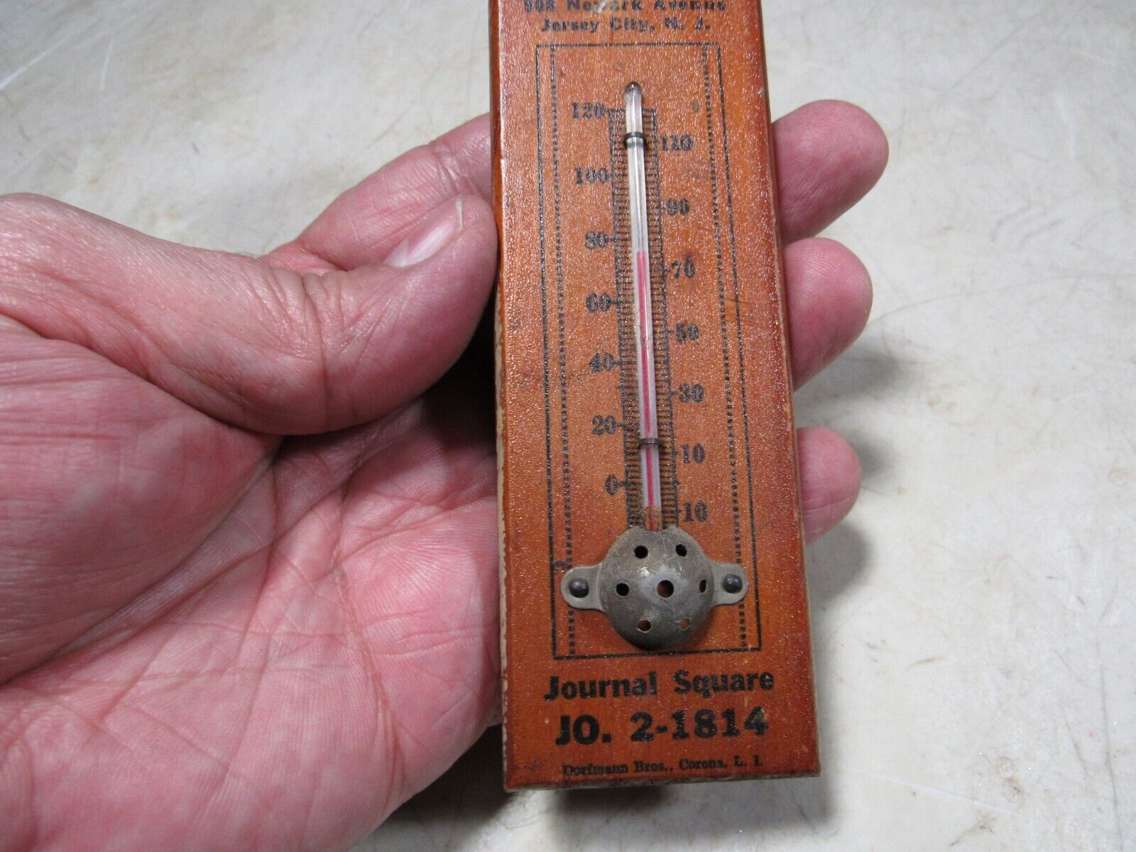 Holste-Platt Jersey City NJ Advertising Thermometer