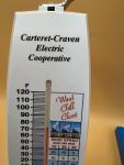 Vintage MORCO Advertising Thermometer - Carteret-Craven Co