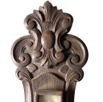 W.C. Mann Vintage Barometer & Thermometer in Wood