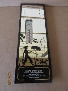 Vintage Car Dealership & Chaps Sports Thermometer