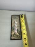 Dunlap Funeral Home Antique Thermometer, Middlepoint Ohio
