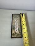 Dunlap Funeral Home Antique Thermometer, Middlepoint Ohio