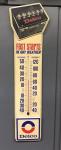 Delco Batteries Vintage Gas Station Thermometer Sign