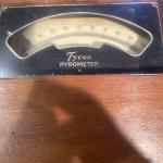 Taylor Tycos Antique Pyrometer with Walnut Case
