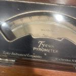 Taylor Tycos Antique Pyrometer with Walnut Case