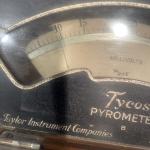 Taylor Tycos Antique Pyrometer with Walnut Case