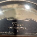 Taylor Tycos Antique Pyrometer with Walnut Case