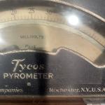Taylor Tycos Antique Pyrometer with Walnut Case
