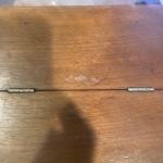 Taylor Tycos Antique Pyrometer with Walnut Case