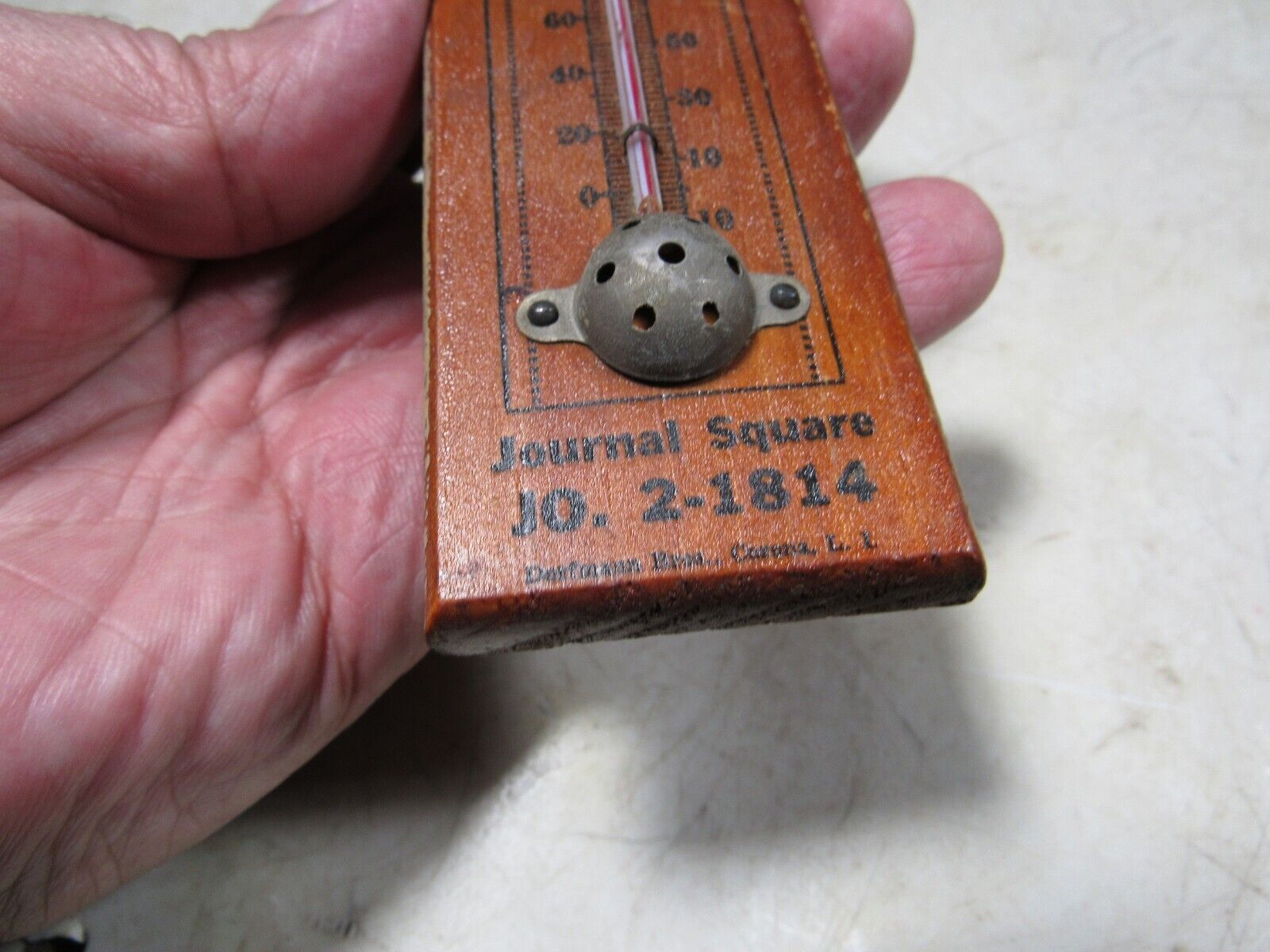 Holste-Platt Jersey City NJ Advertising Thermometer