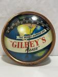 Gilbey's Gin Vintage Advertising Thermometer Sign 1950s