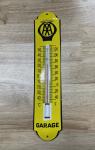 Vintage AA Garage Thermometer 12” Metal Sign