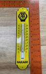 Vintage AA Garage Thermometer 12” Metal Sign