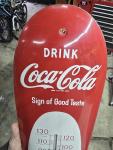 Vintage Coca Cola Cigar Thermometer Sign