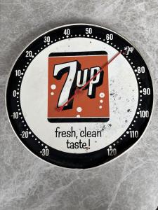 1950s-60s 7UP Pam Style Thermometer