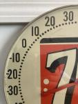Vintage 7UP Advertising Dial Thermometer Sign