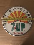 Vintage 7up Glass Thermometer - Great Decor Piece