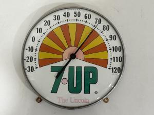1960s 7UP "The Uncola" Advertising Thermometer