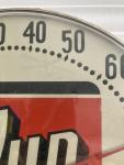 Vintage 7UP Advertising Dial Thermometer Sign