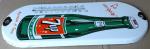 1950s 7up Metal Thermometer Sign - French Canadian