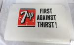 Vintage 7 Up Soda Wall Sign Thermometer