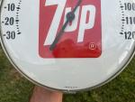 Original 7Up Vintage Dial Thermometer with Glass Cover