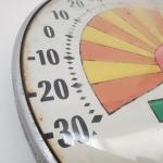 1960s 7up Sunburst Thermometer Advertising Sign