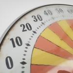 1960s 7up Sunburst Thermometer Advertising Sign