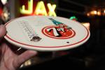 Rare 1950s 7UP Embossed Metal Thermometer Sign