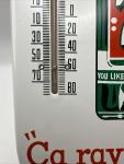 Vintage 7 Up Porcelain Advertising Thermometer