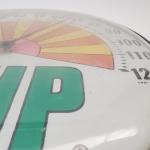 1960s 7up Sunburst Thermometer Advertising Sign