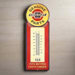 Chevrolet Vintage Metal Wall Thermometer 5.5"x15.5