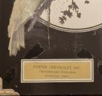 Vintage Foster Chevrolet Hanging Thermometer - Waterville