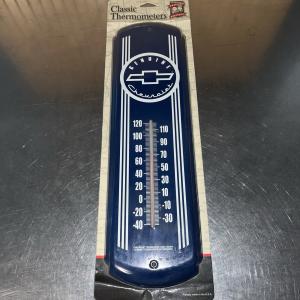 Genuine Chevrolet Vintage Advertising Thermometer