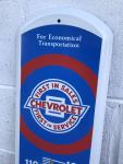 Chevrolet Bowtie Vintage Thermometer Sign 39