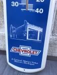 Chevrolet Bowtie Vintage Thermometer Sign 39