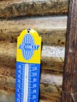 Vintage Chevrolet Porcelain Thermometer Sign