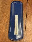 Chevrolet Blue and White Vintage Metal Thermometer