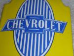 Vintage Chevrolet Bowtie Gasoline Thermometer Sign