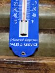 Vintage Chevrolet Porcelain Thermometer Sign