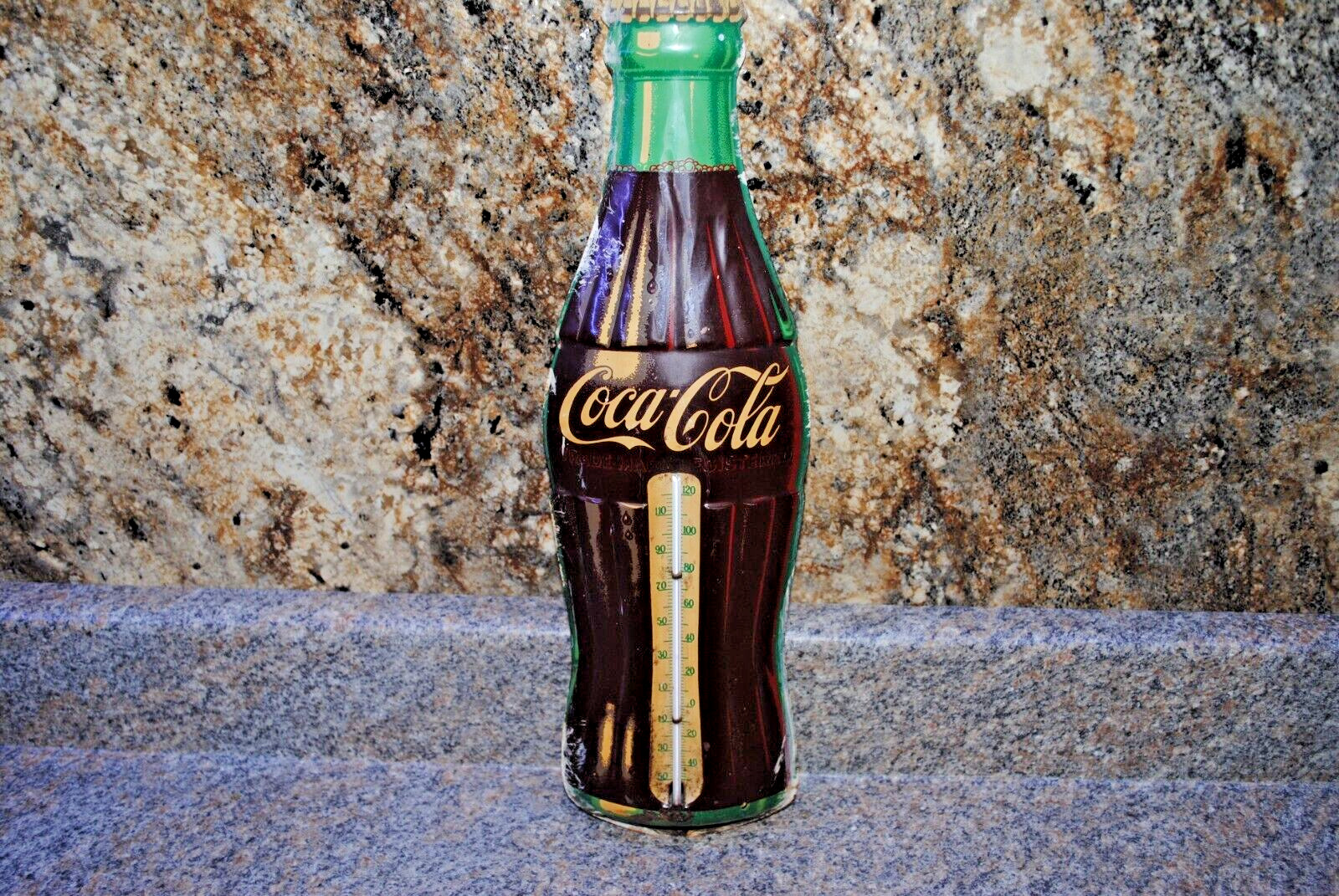 Coca-Cola Thermometer Sign, Robertson Antique, 1950s-60s USA