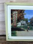 Milford DE Framed Thermometer with Calendar 1900s