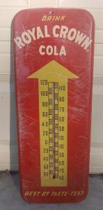 Royal Crown Cola Vintage Thermometer Sign