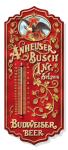 Budweiser Beer Thermometer for Garage or Man Cave